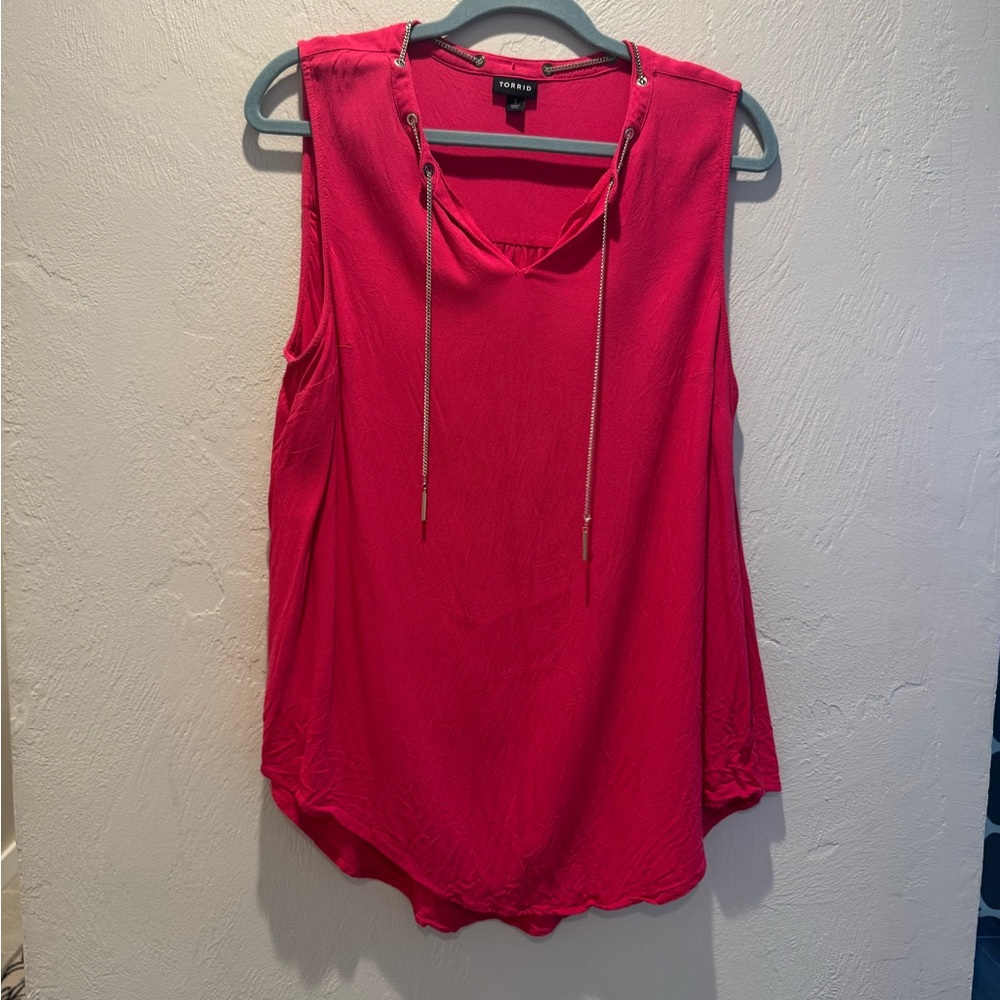 Tahari Pink Sleeveless Women's Top